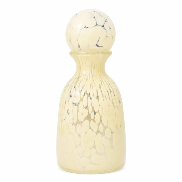 Beige Speckled Glass Jars