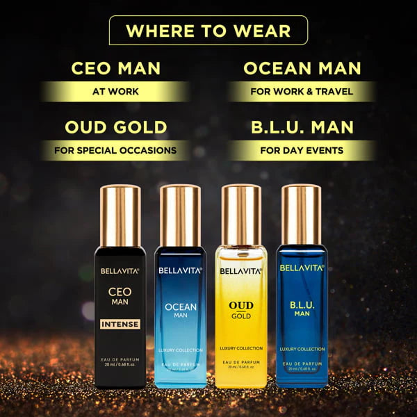 BellaVita Luxury Collection EDP Gift Set - 4 x 20ml