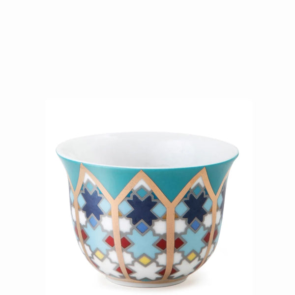 Vitrail Porcelain Coffee Cups – Set of 6