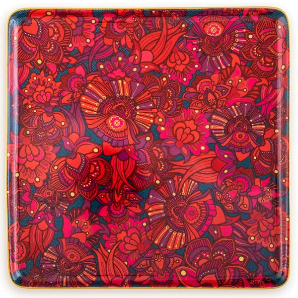 Kashmir Square Platter Large– 25 cm