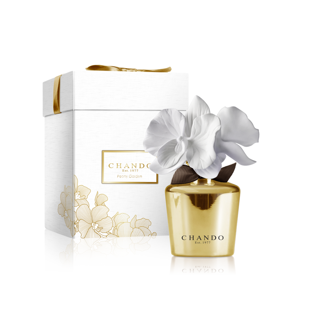 Chando Diffuser Chando Gold Showy Peony MINI Diffuser 35ml - HOUSE D'LUXE