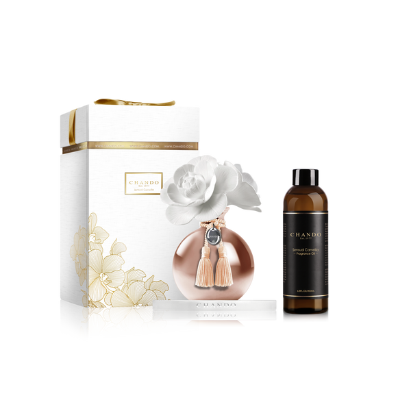 Chando Myst Rose Gold Camellia Aroma Diffuser