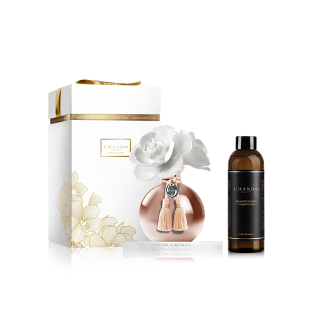 Chando Myst Rose Gold Camellia Aroma Diffuser