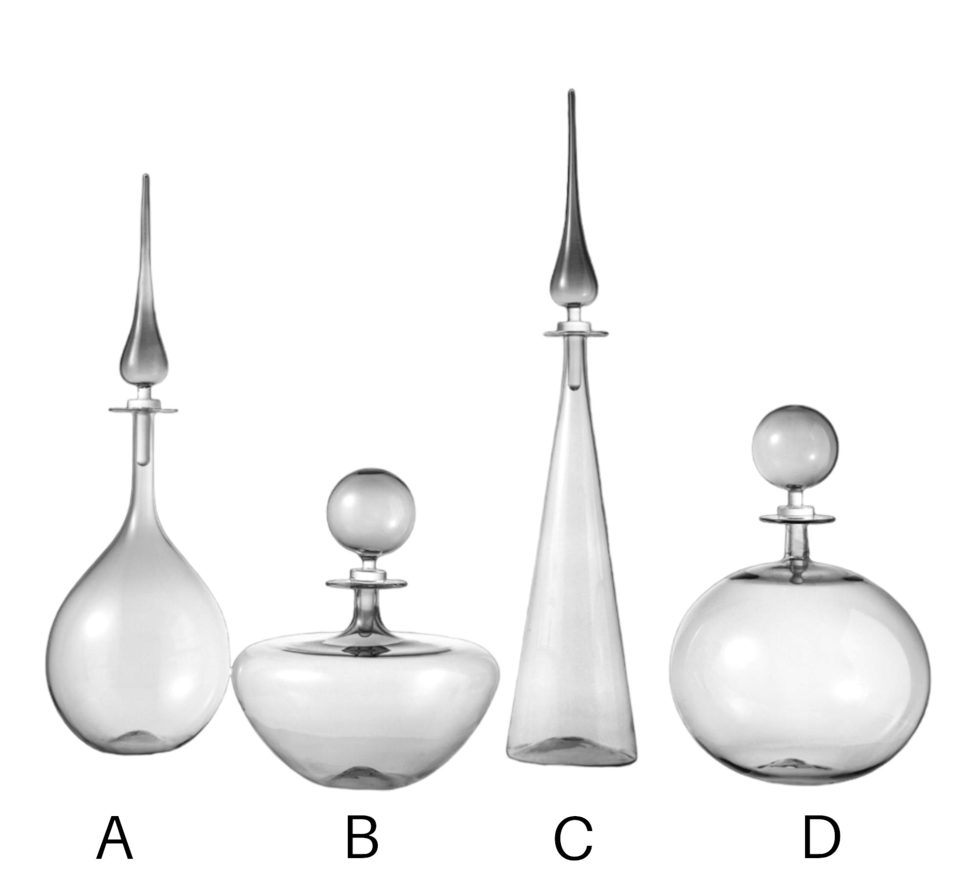 Fluted decanter