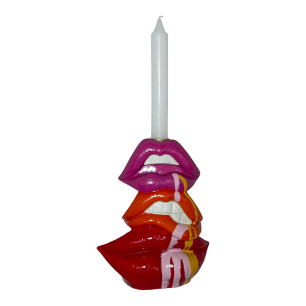 Lips candle holder