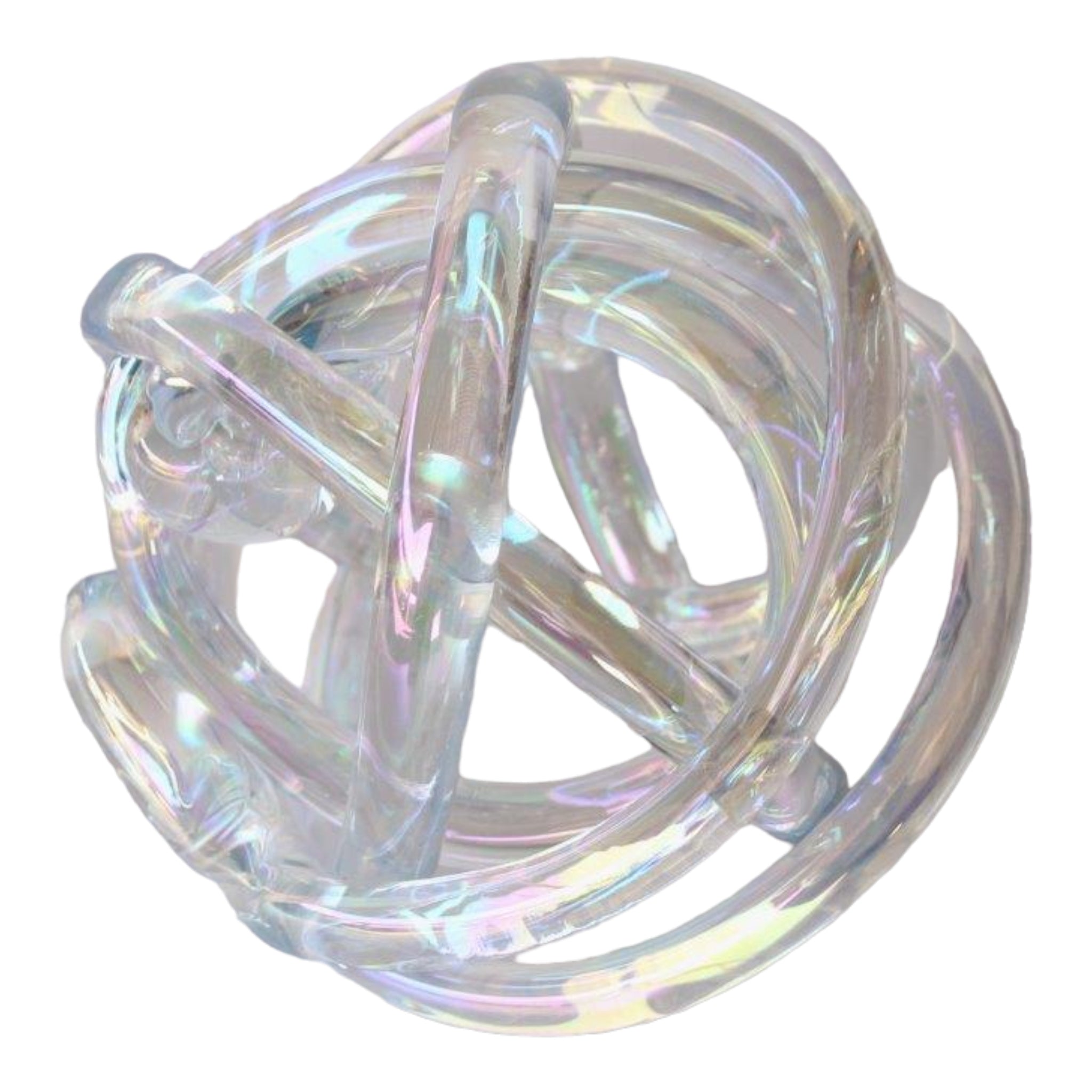 Florescent glass knot