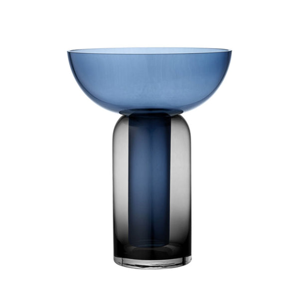 Bi-colour glass vase