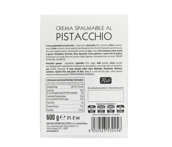 Pisti Pistacchio cream in Magnum pack 600g