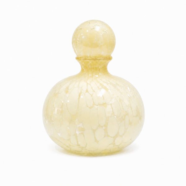 Beige Speckled Glass Jars