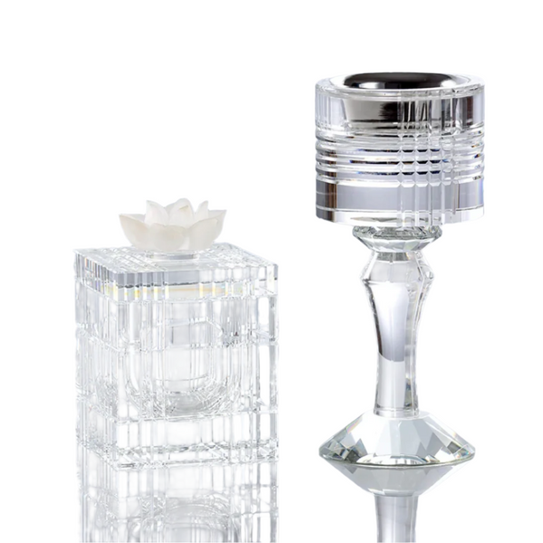 Hessa Crystal burner and jar set