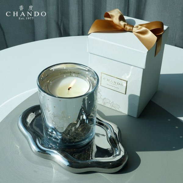 Chando Oriental Peony Scented Candle.