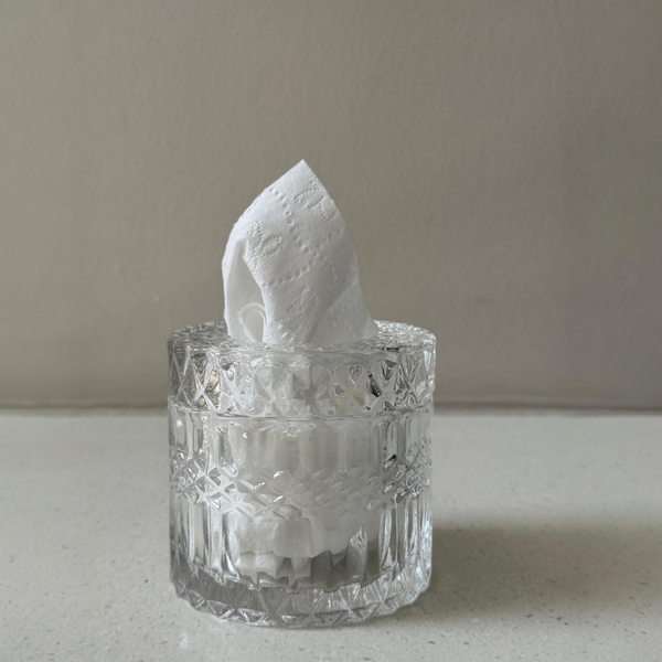 Ritz Glass Napkin Box
