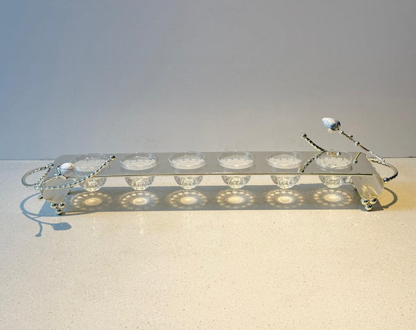 Zaliya Kahwa Glass & Stand Set