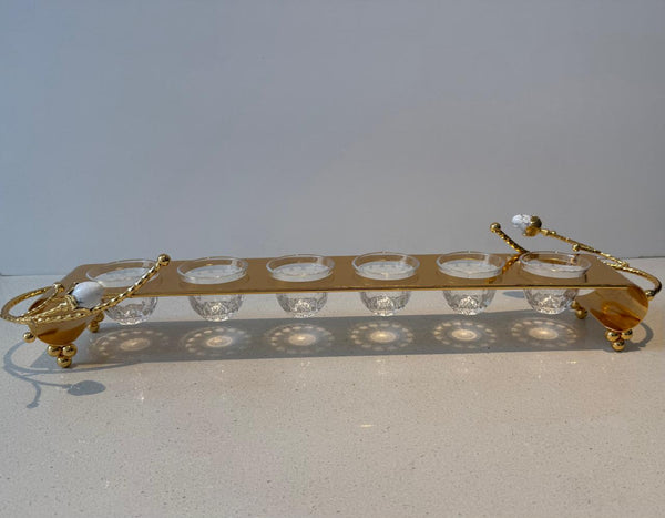 Zaliya Kahwa Glass & Stand Set