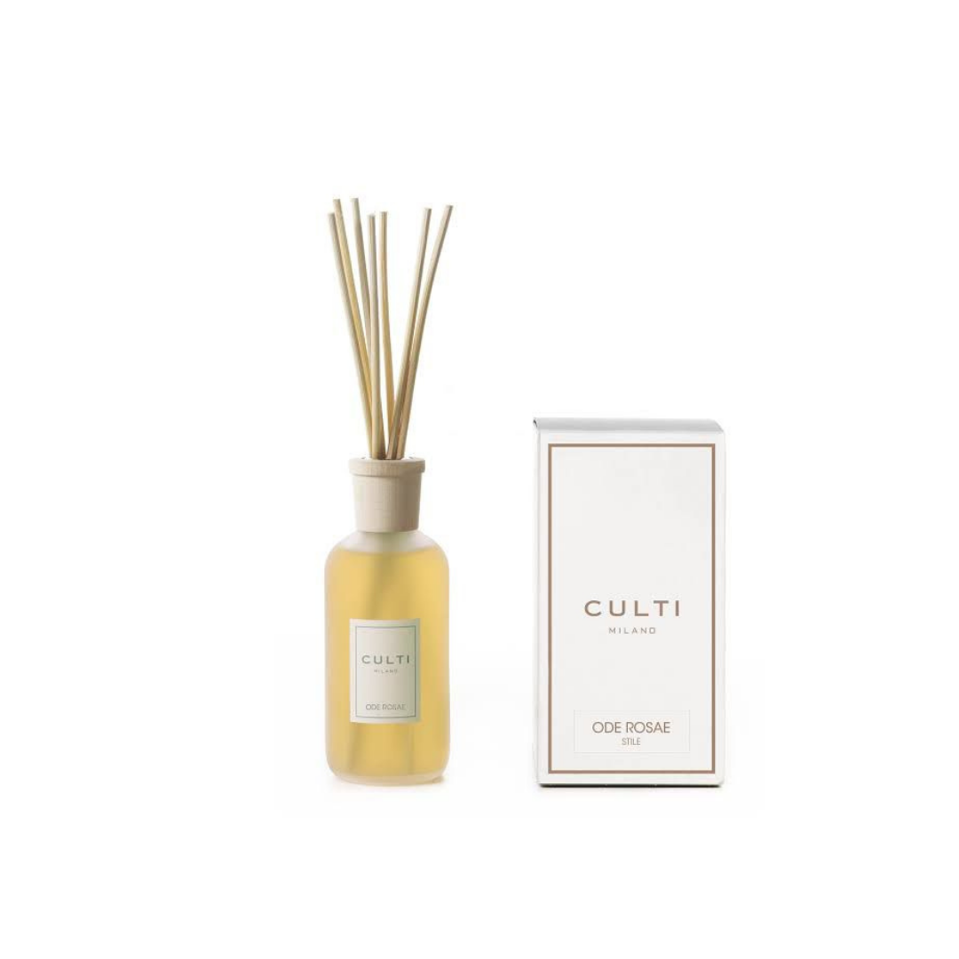 CULTI MILANO ルームディフューザー ODE ROSAE 250ml Culti Milano ode rosae diffuser - 250ml ( no reed sticks provided