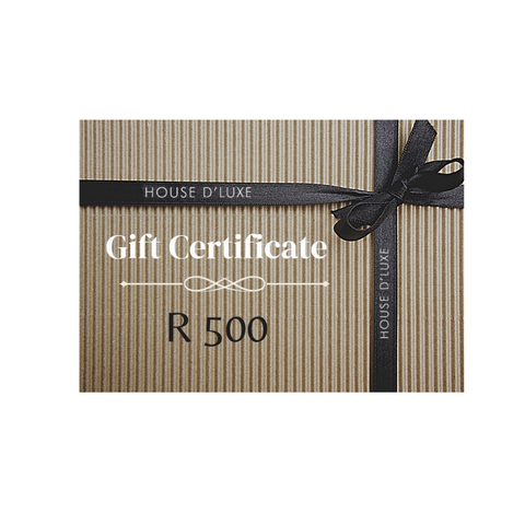 Gift certificate