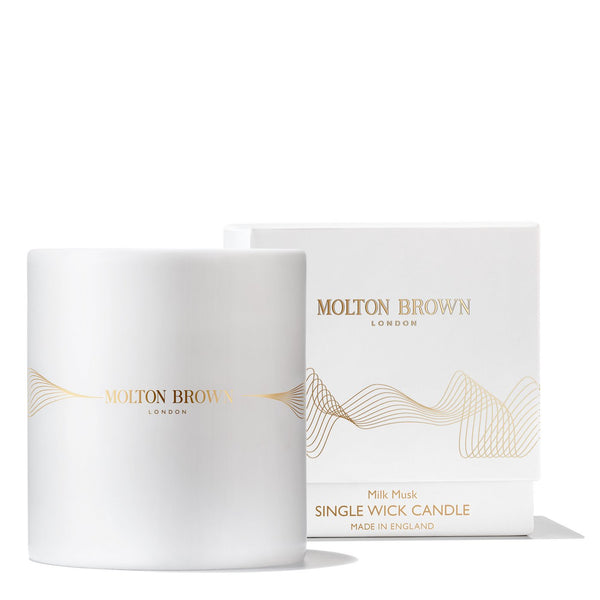 Molton Brown milk musk single wick candle