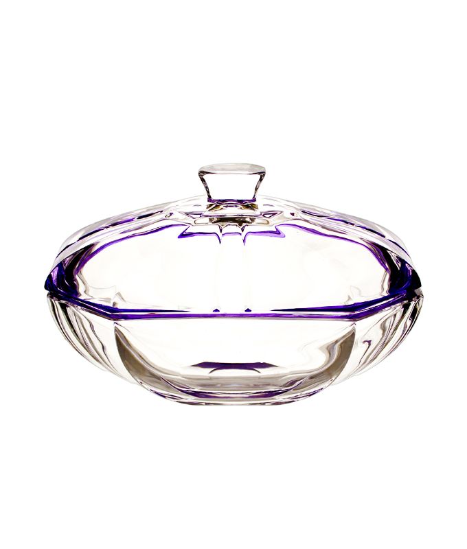 Crystal oval candy box (large)