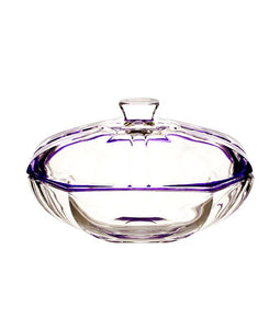 Crystal oval candy box (large)