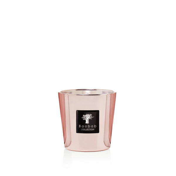 Vela Perfumada Baobab MAX10 ROS Roseum - Fragancia Ylang, Jazmín Y Vetiver, 60 Horas De Combustión, 4 Mechas | Decoración Y Ambiente Para El Hogar